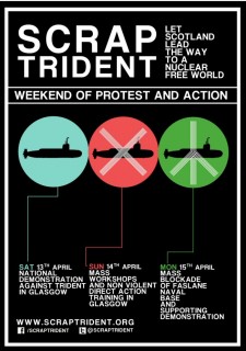 Take action to Scrap Trident on 13-15 April