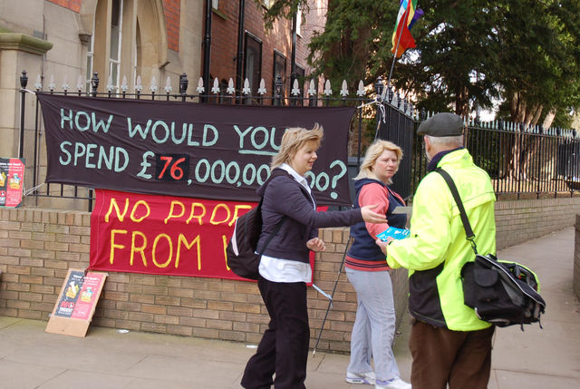 Wrexham Riots Action in Wrexham – Global Campaign on Military Spending UK